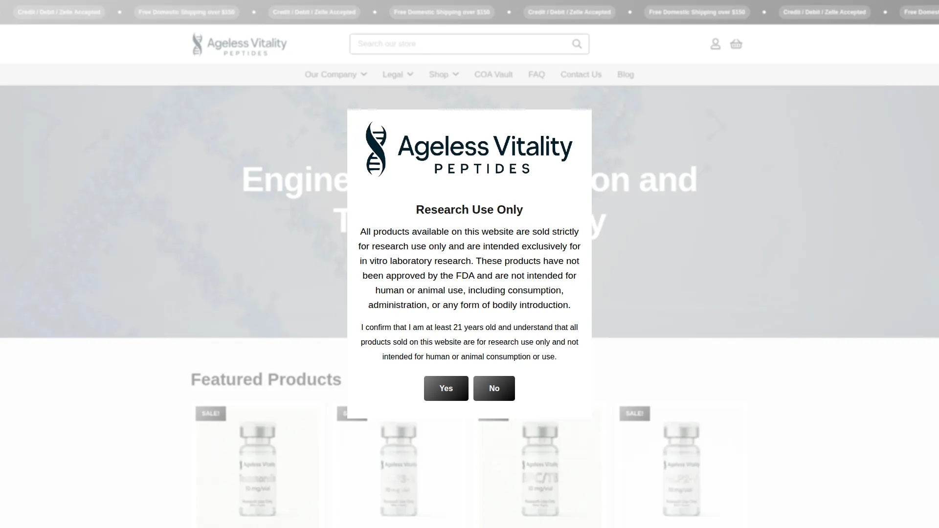 Agelessvitalitypeptides.com