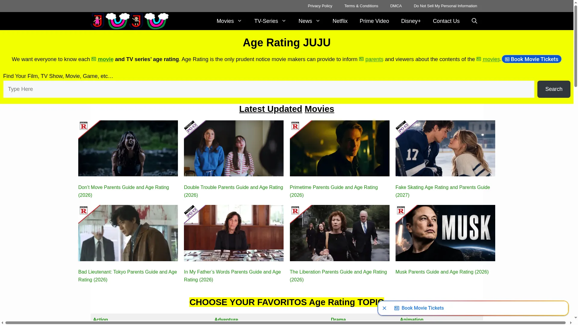 Ageratingjuju.com
