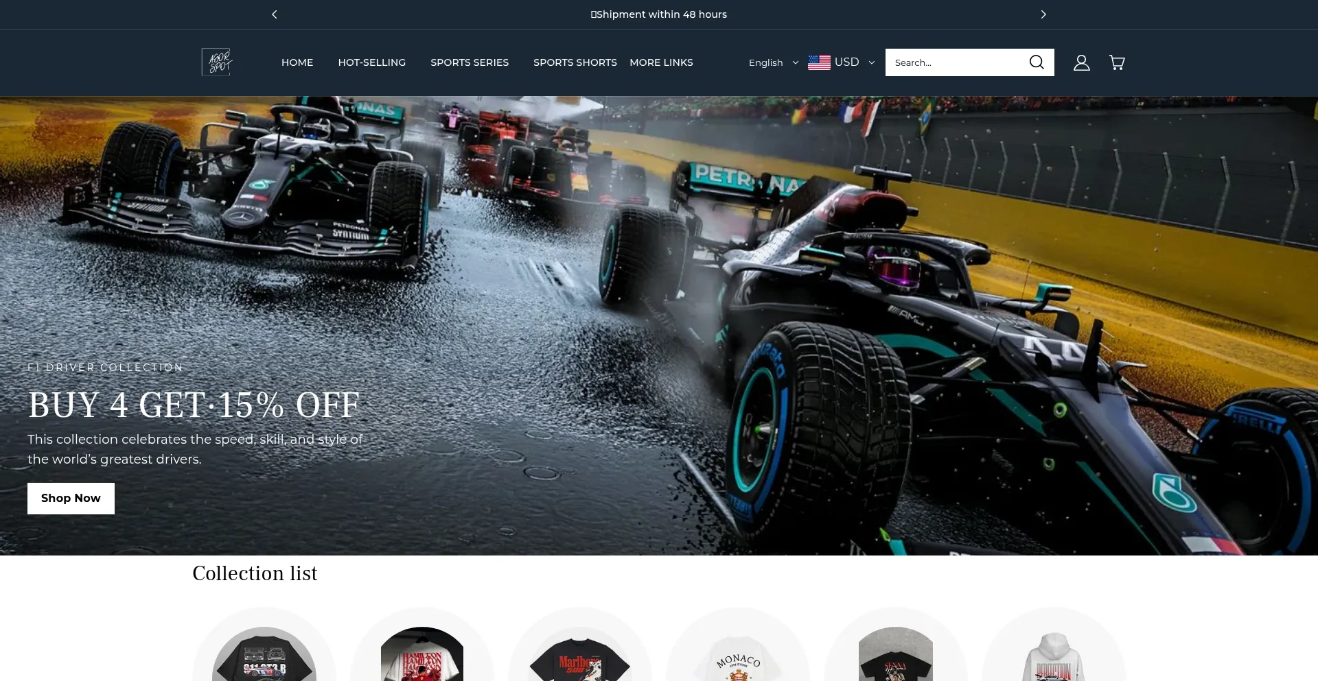 Website screenshot of Agorspot.com