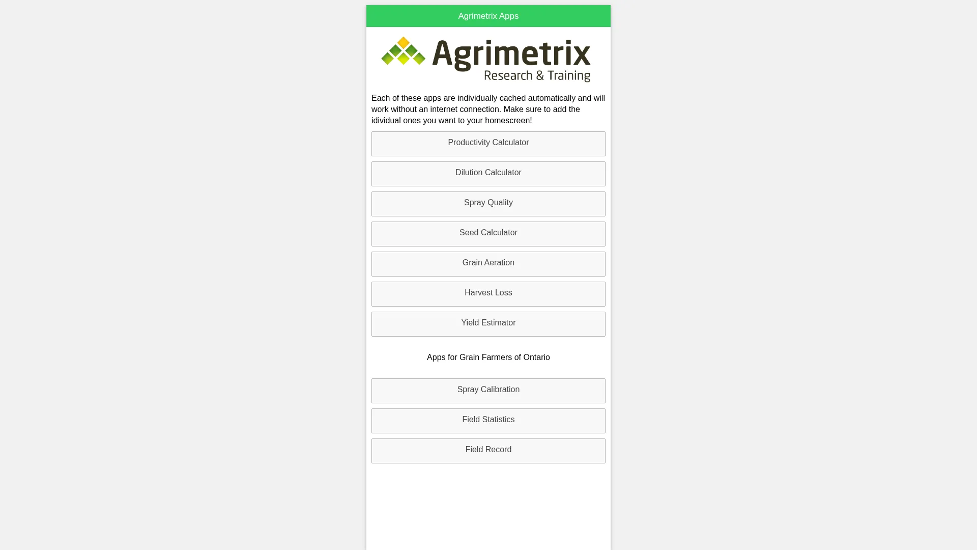 Agrimetrixapps.com