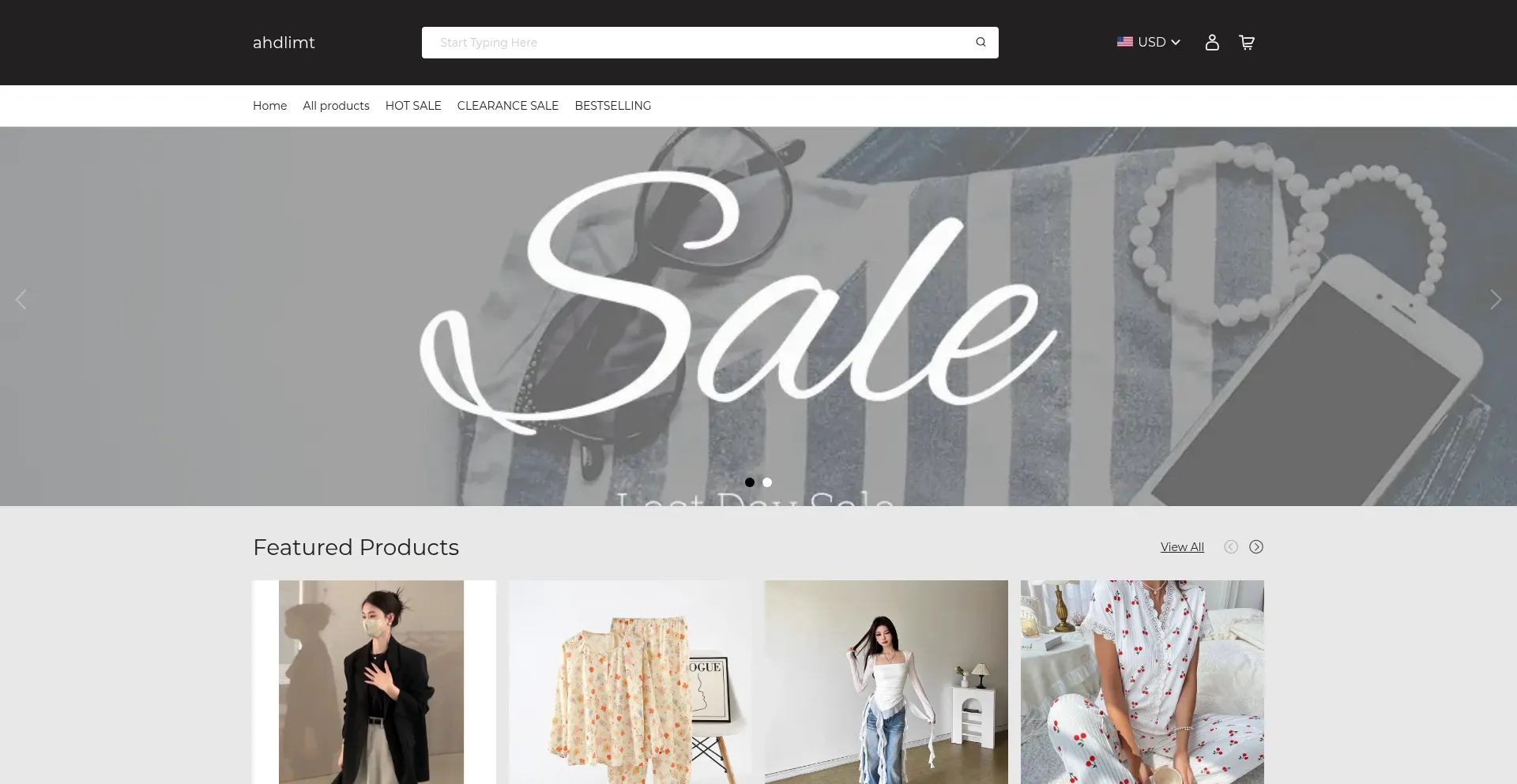 Website screenshot of Ahdlimt.com