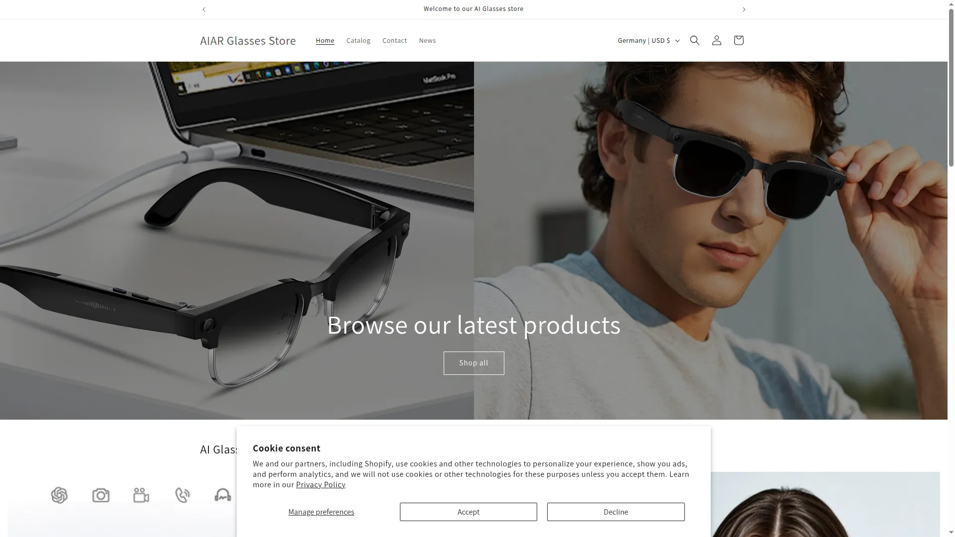 Aiarglassesstore.com