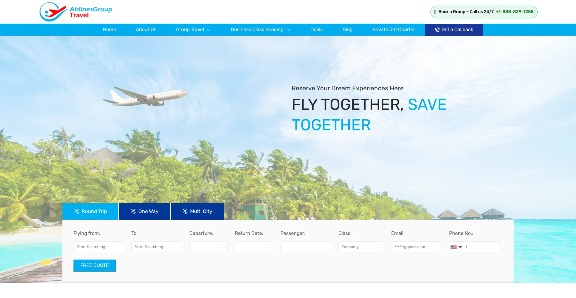 Airlinesgrouptravel.com