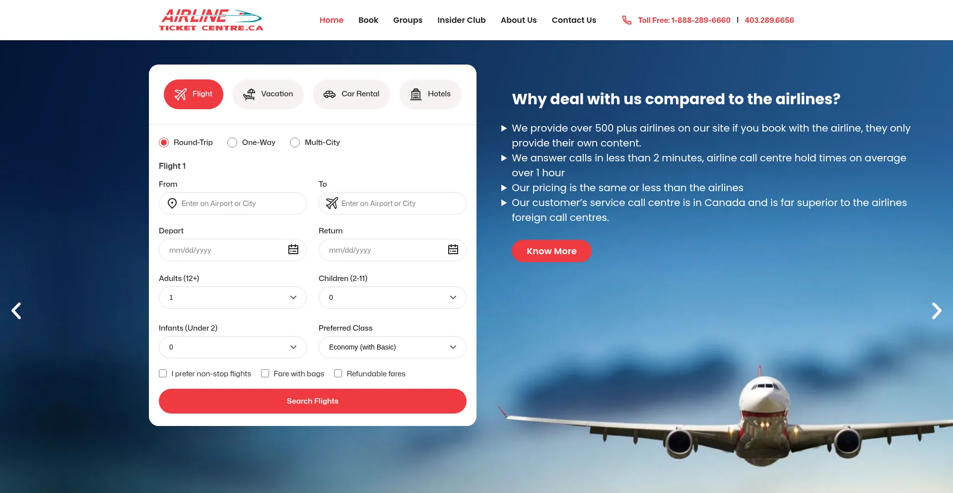 Airlineticketcentre.ca