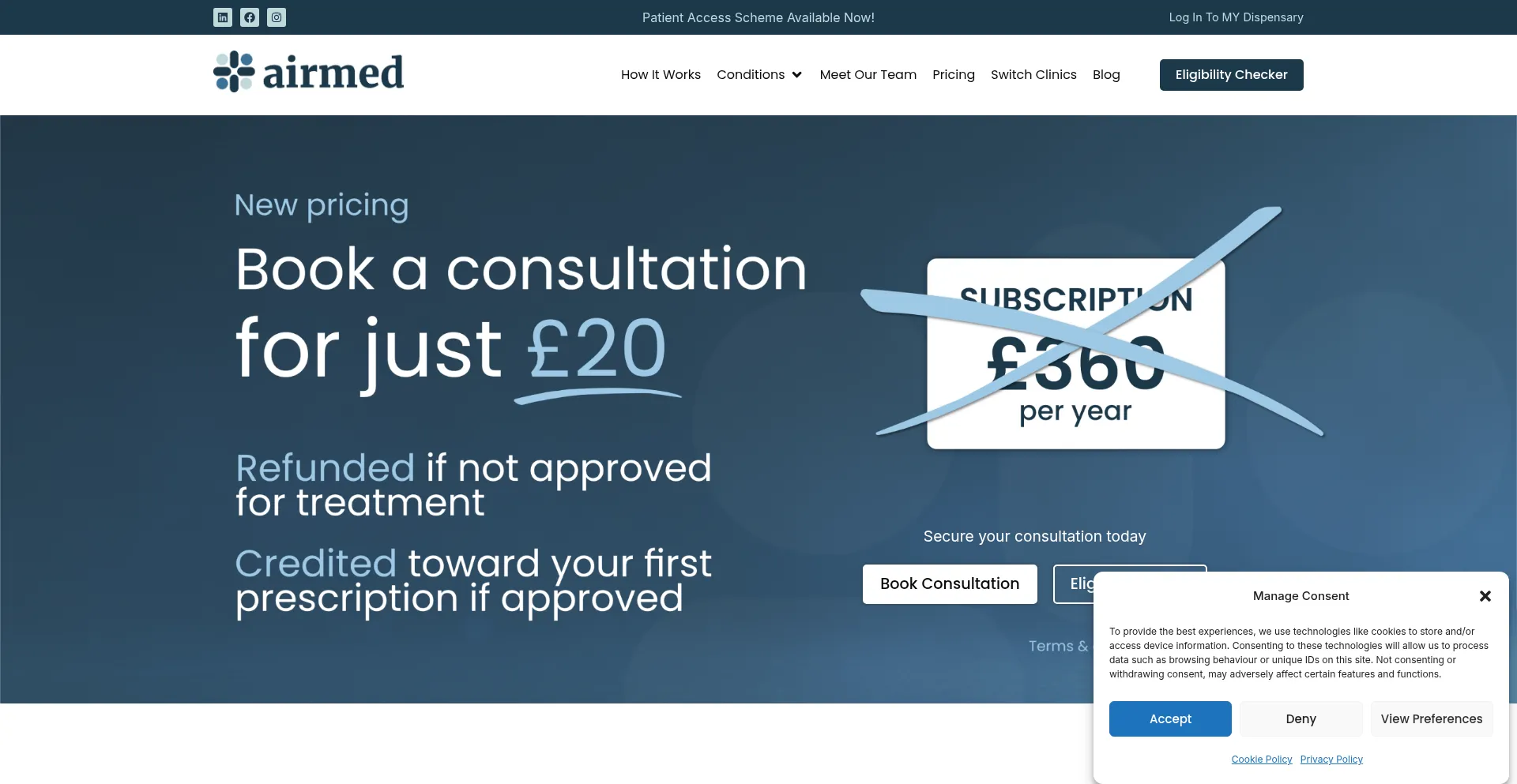 Airmedclinic.co.uk