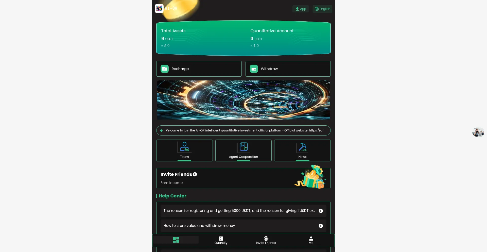 Website screenshot of Airobotvip.xyz