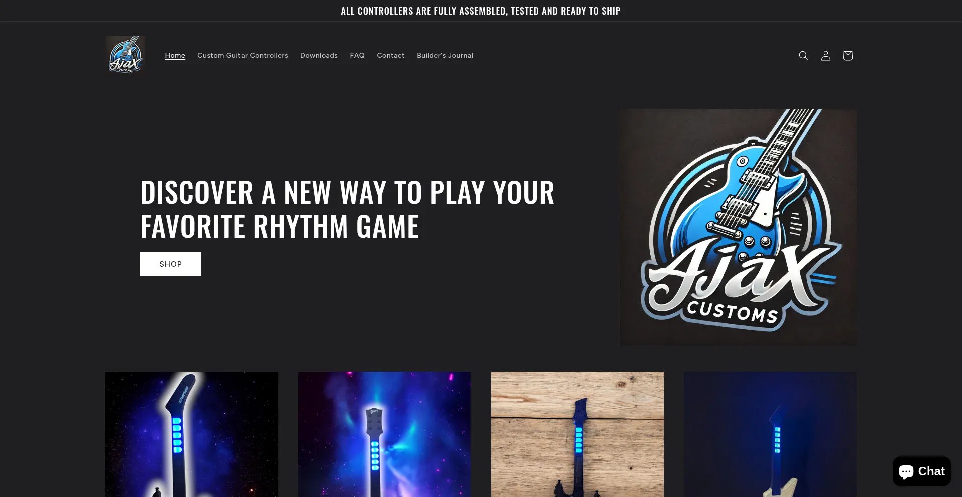 Ajaxcustomguitars.com