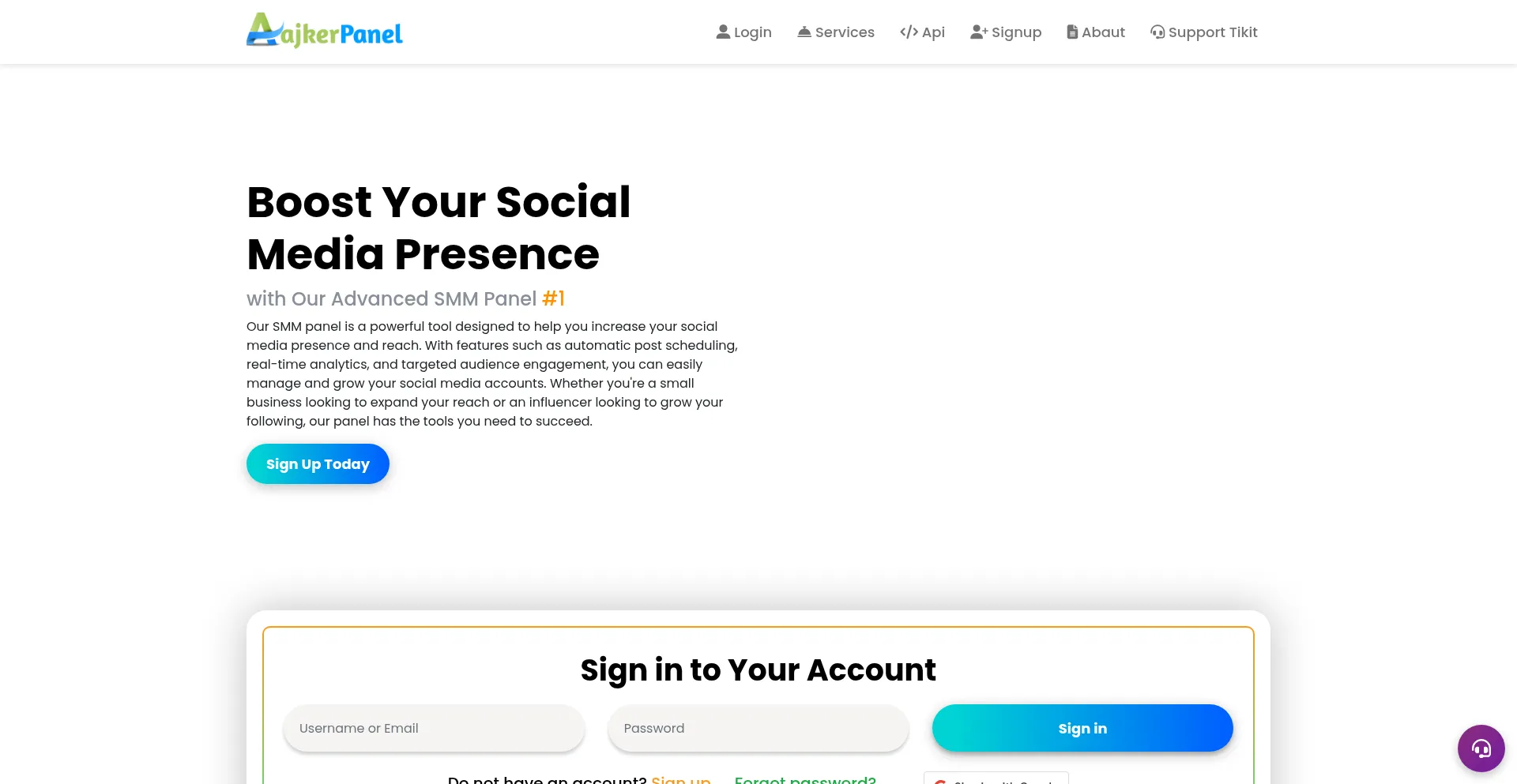 Ajkerpanel.io
