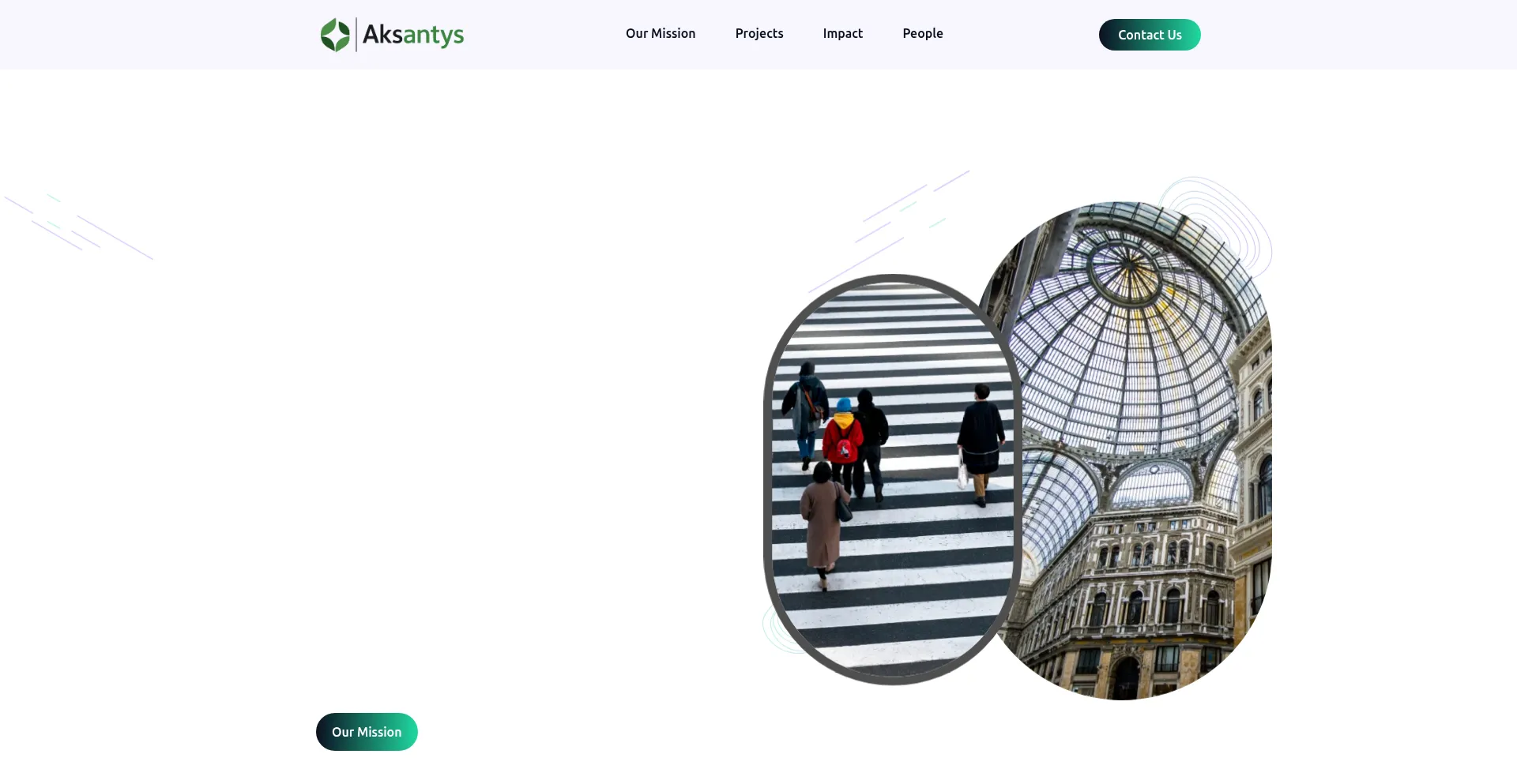 Website screenshot of Aksantys.com