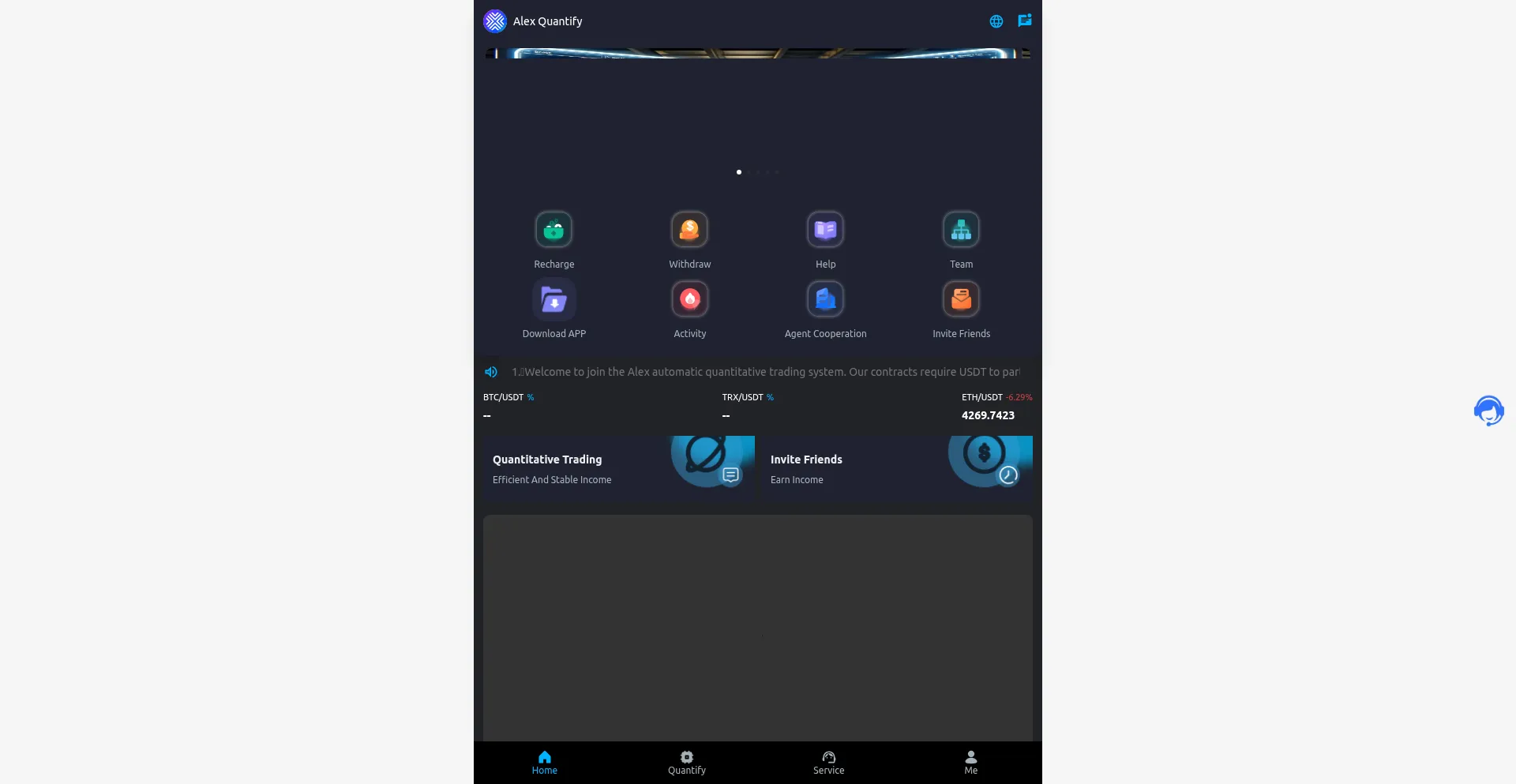 Website screenshot of Alex-limited.com