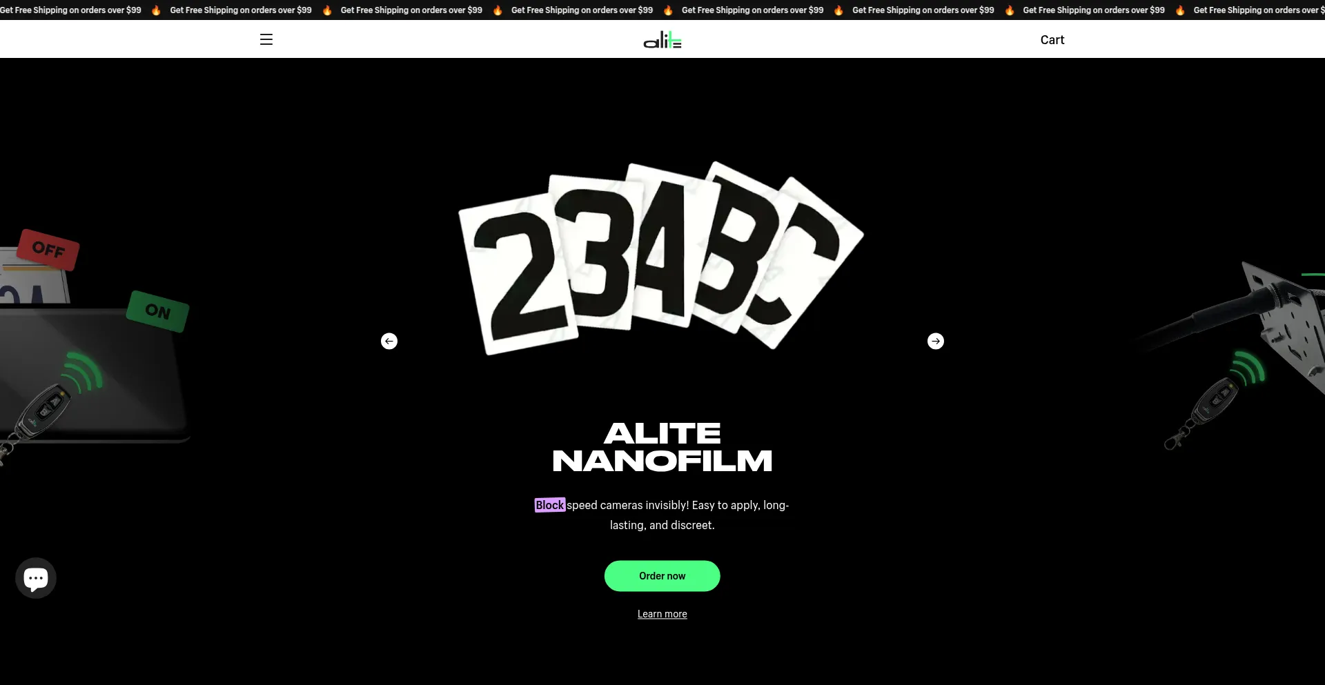 Website screenshot of Alitehub.com