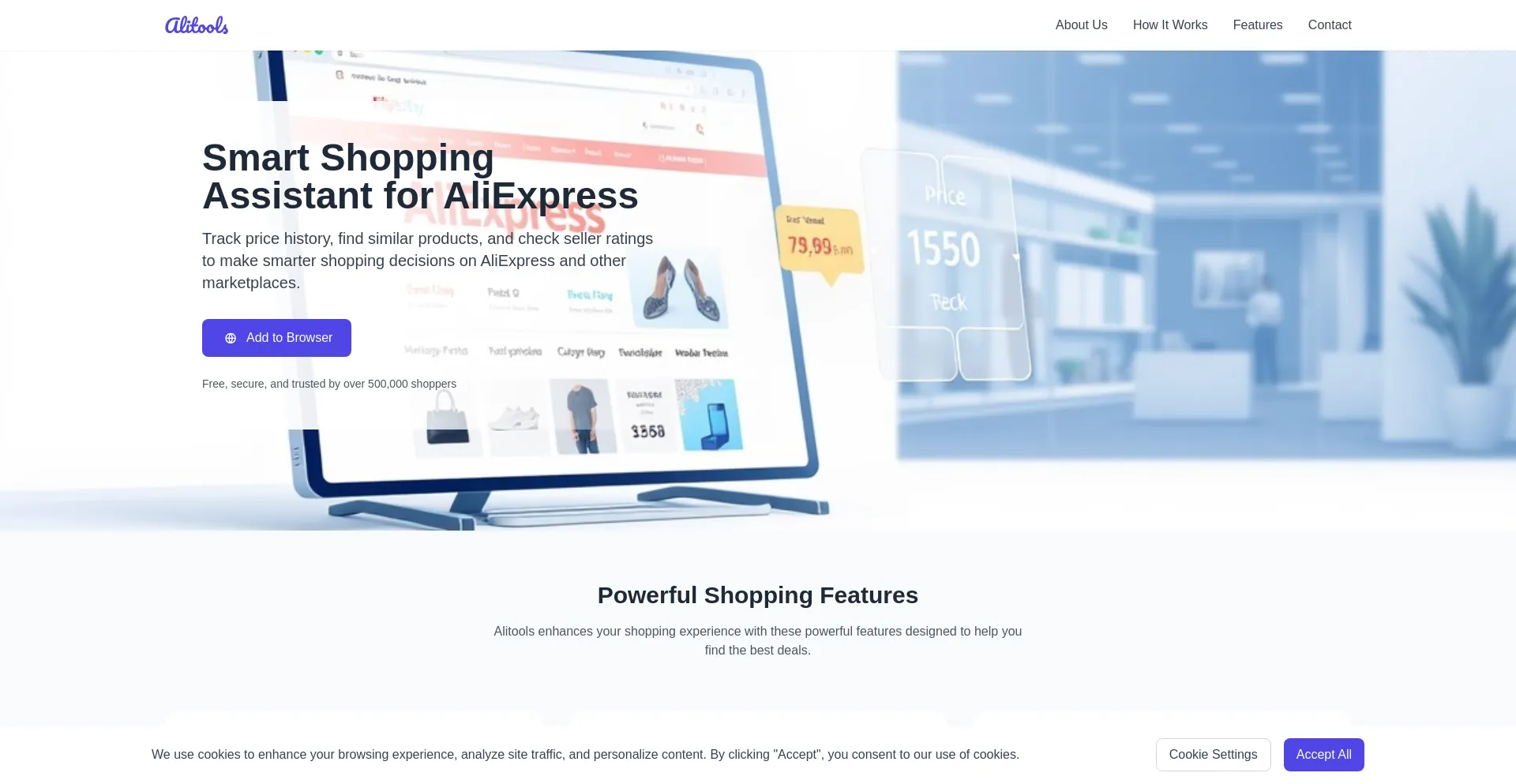 Website screenshot of Alitolss.com