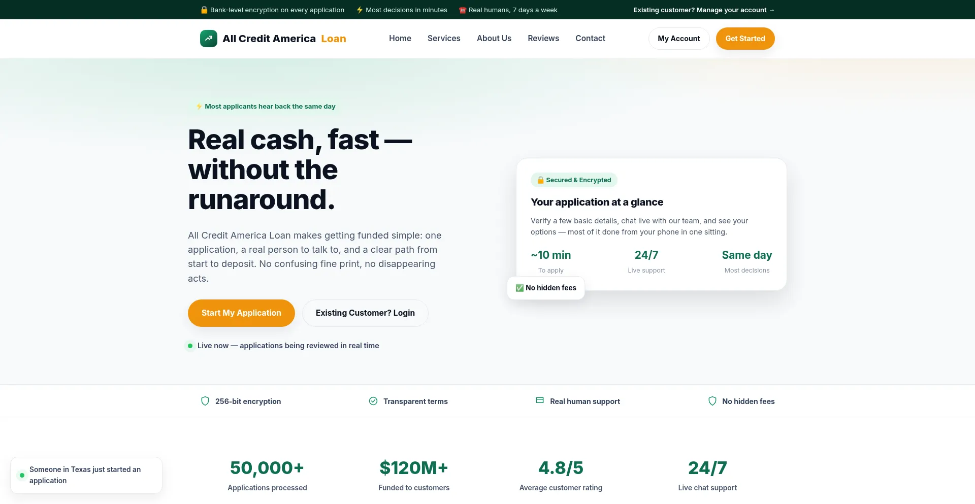 Allcreditamericaloan.com