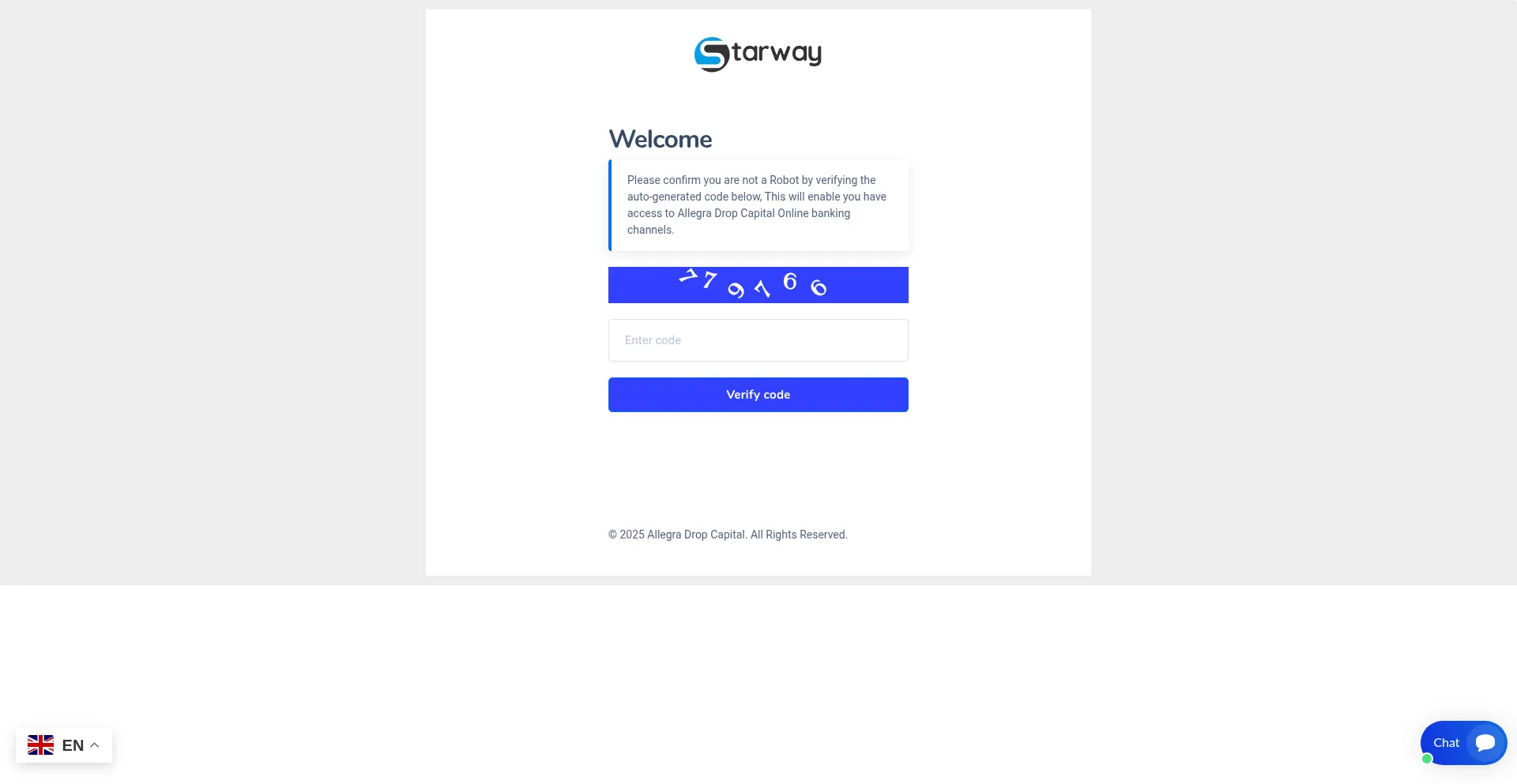 Website screenshot of Allegradropcapital.com