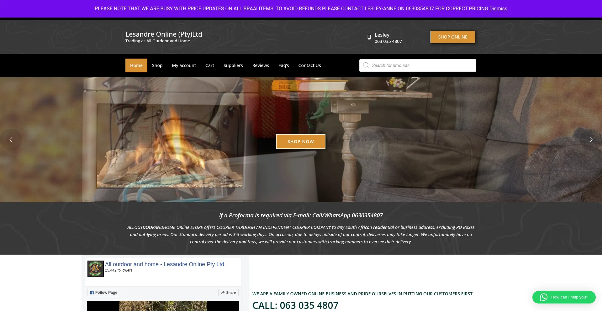 Alloutdoorandhome.co.za