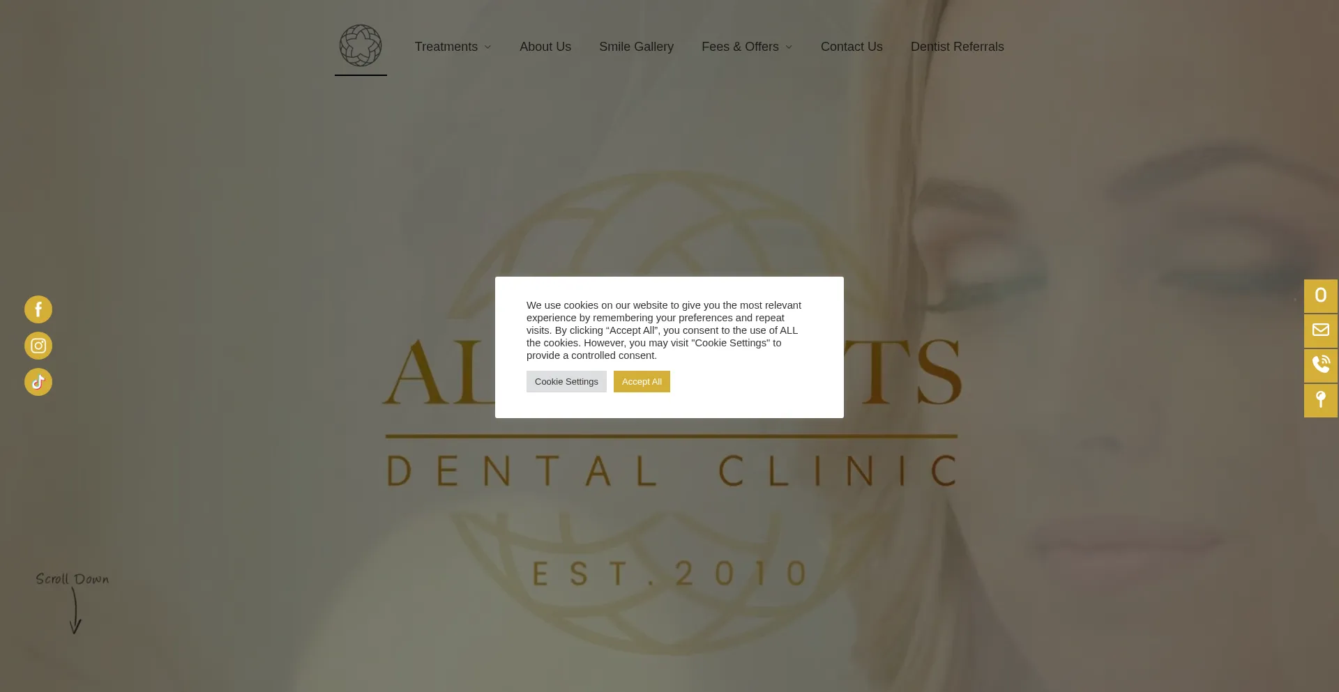 Allsaintsdentalclinic.co.uk