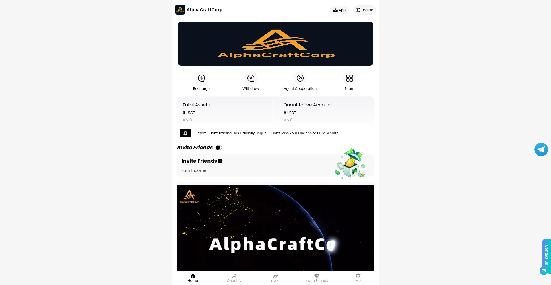 Website screenshot of Alphacraftcorpllc.com