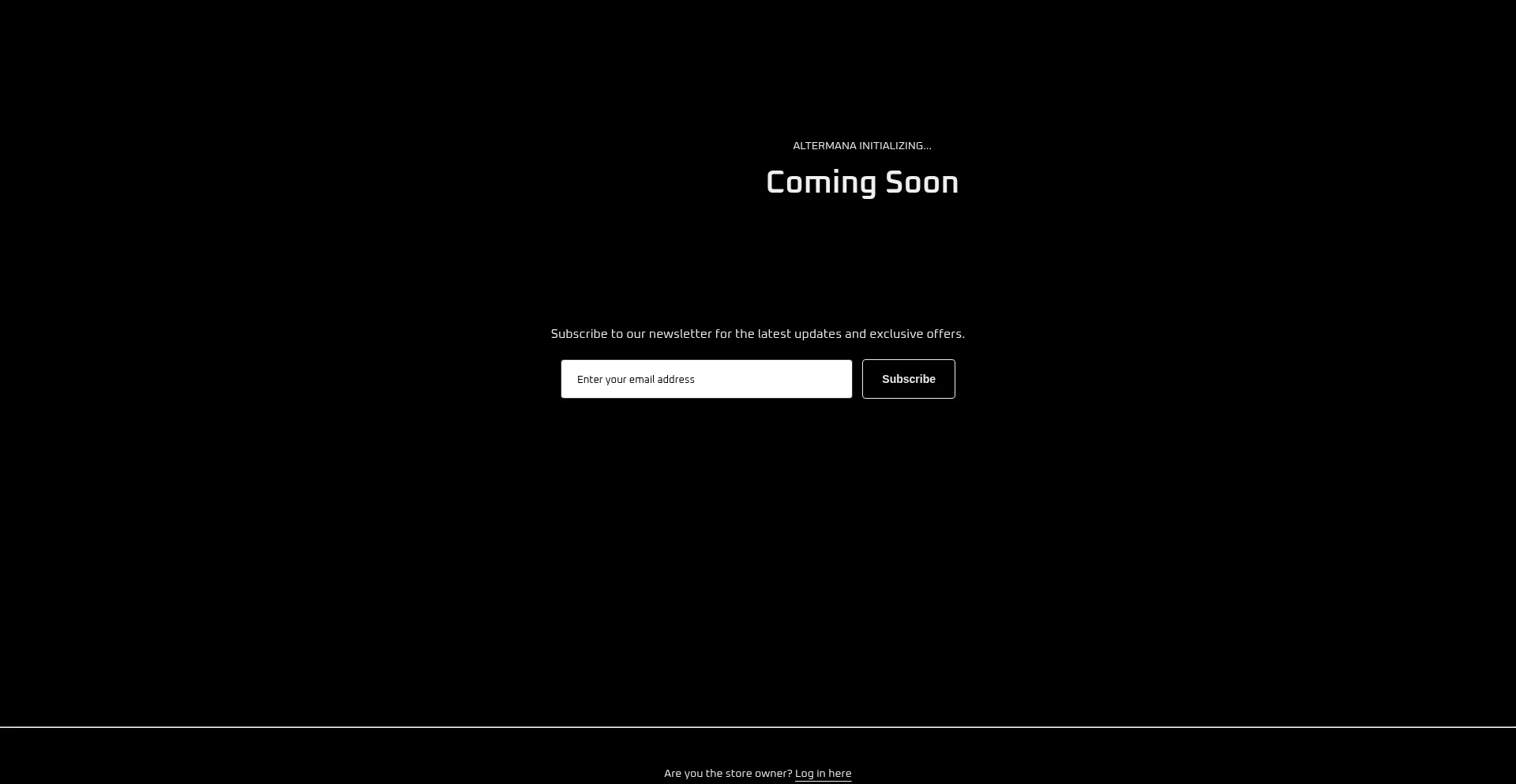 Website screenshot of Altermana.com