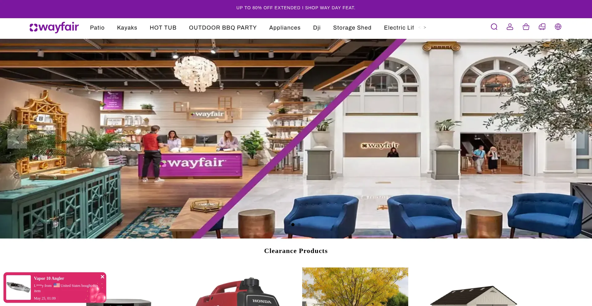 Website screenshot of Amazong.icu