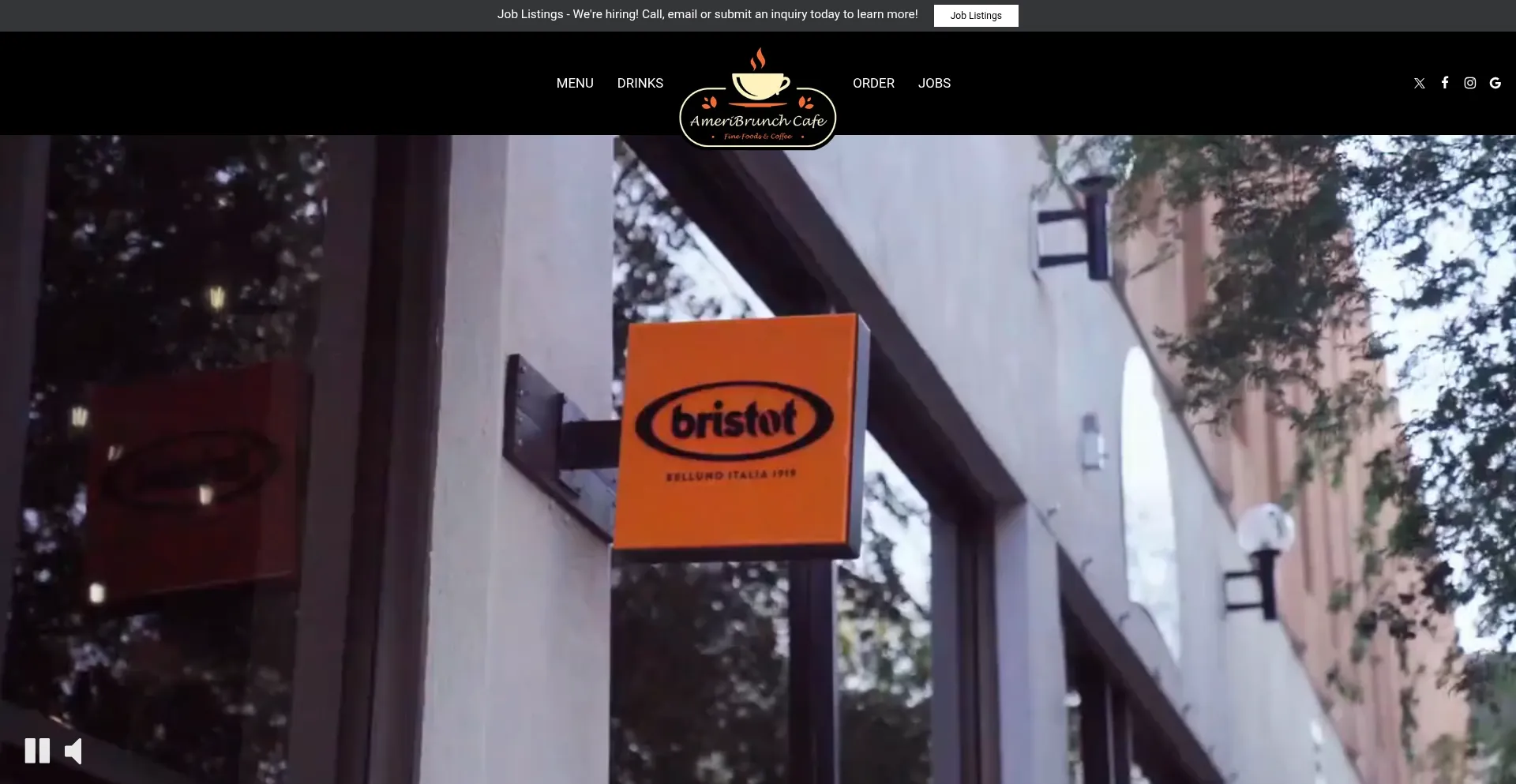 Website screenshot of Ameribrunch.com