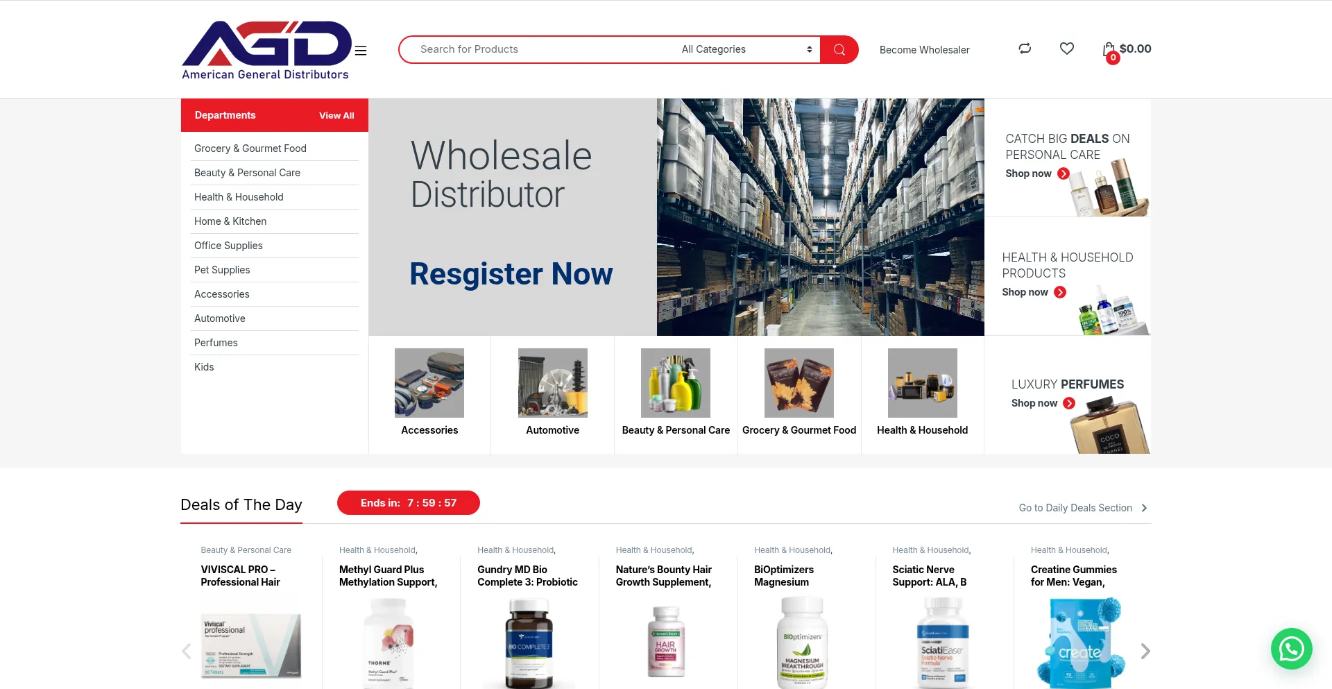 Americangeneraldistributors.com