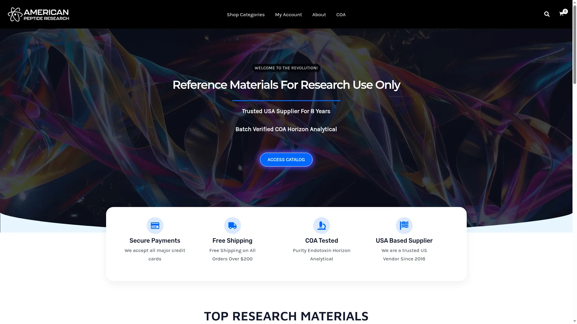 Americanpeptideresearch.net