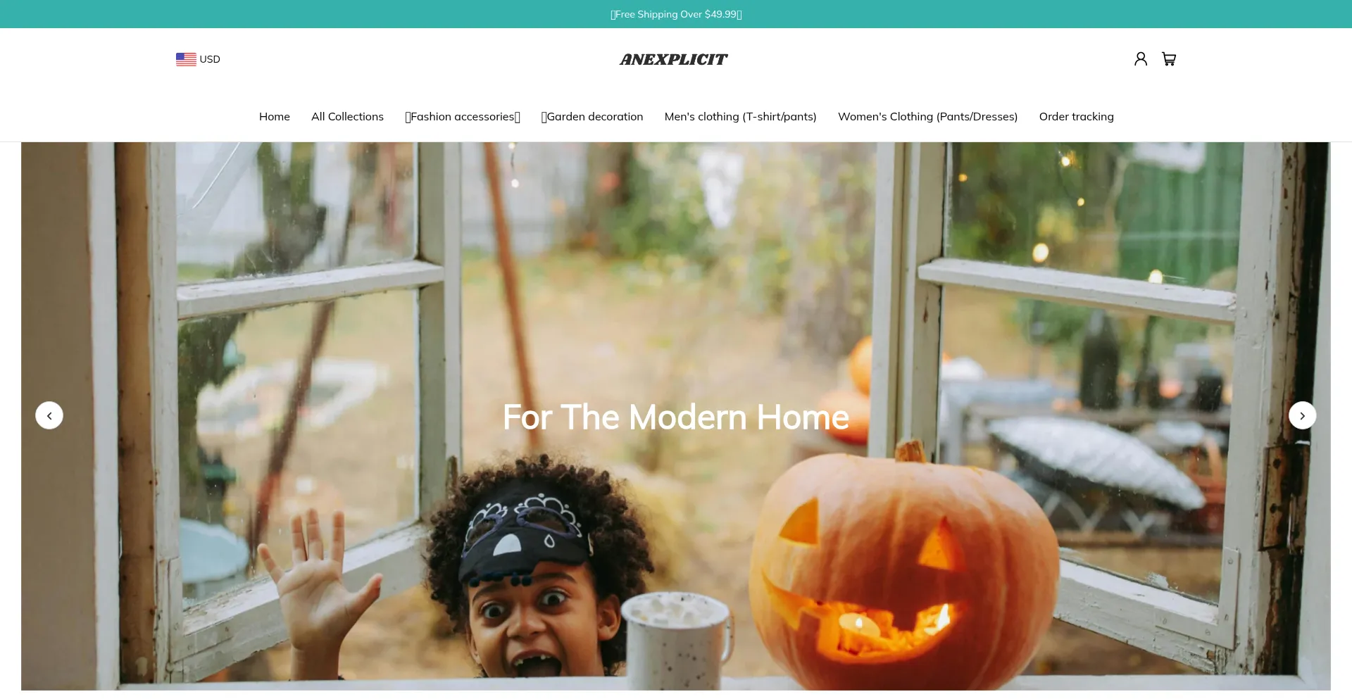 Website screenshot of Anexplicit.com