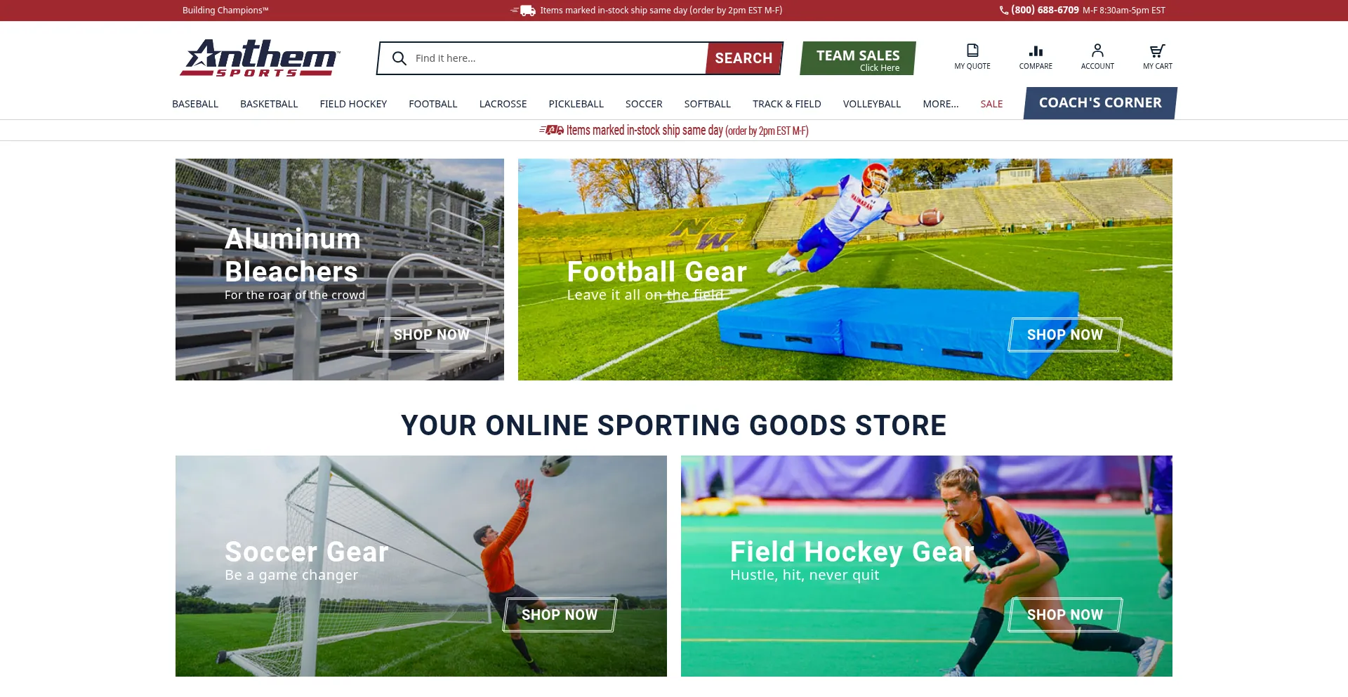 Anthem-sports.com