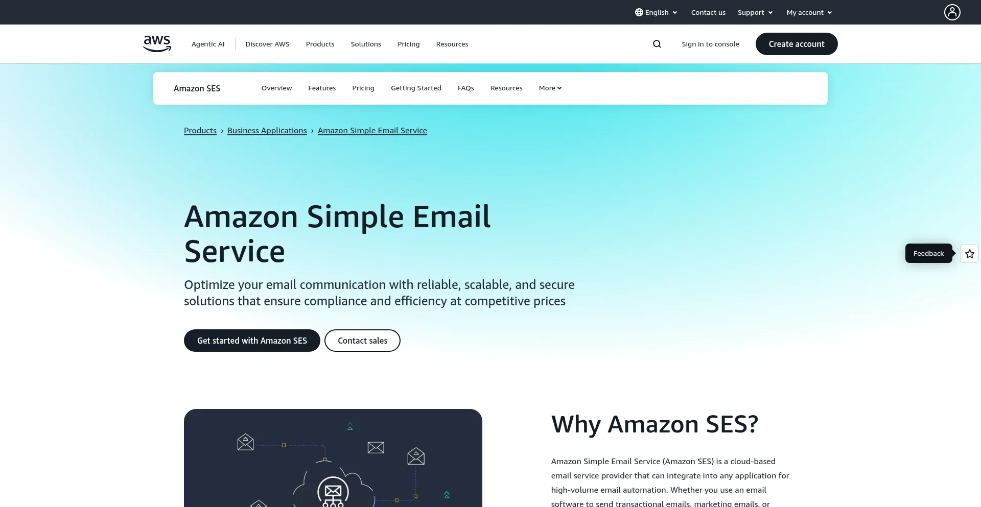 Website screenshot of Ap-southeast-2.amazonses.com