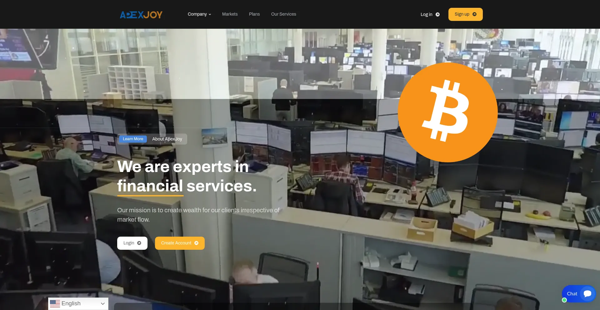 Website screenshot of Apexjoyin.com