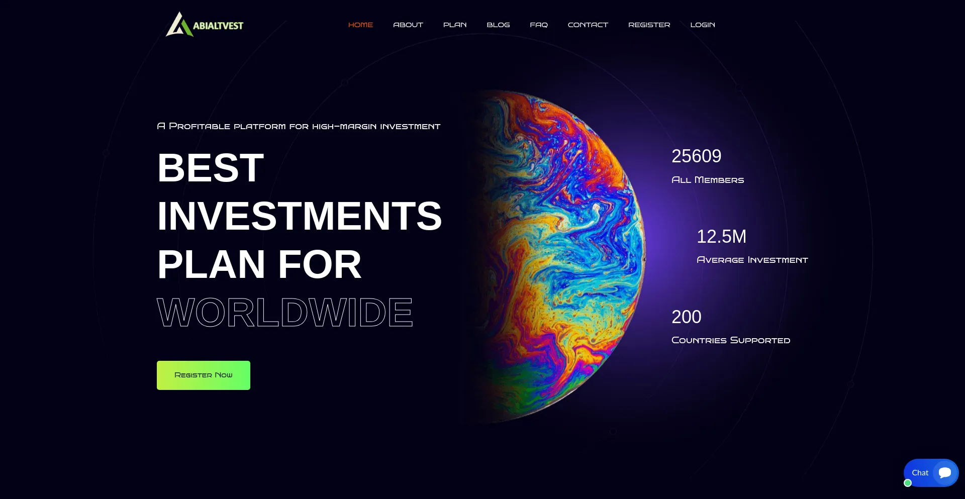 Website screenshot of App.abialtvest.com
