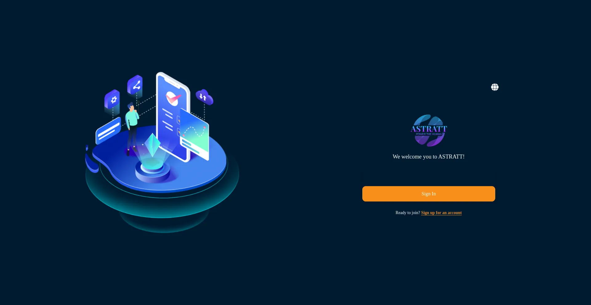 Website screenshot of App.astrat-ts.buzz