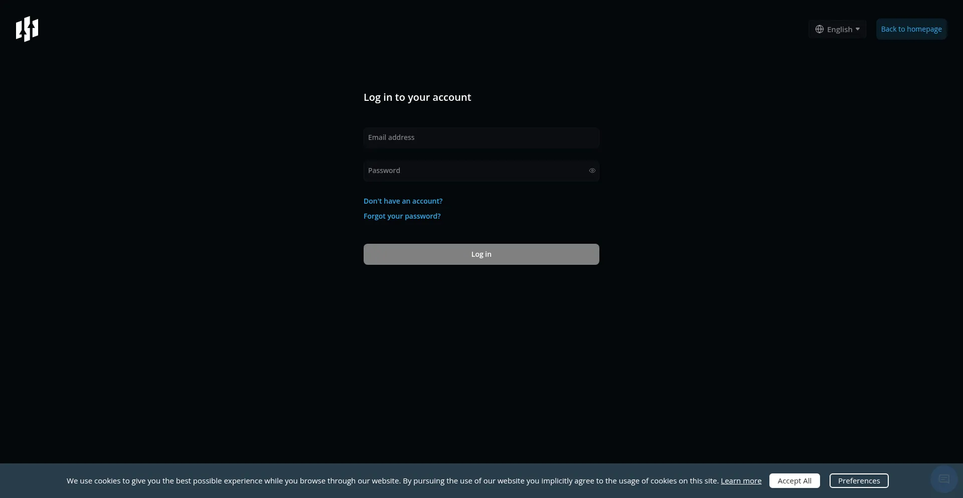Website screenshot of App.cryptopips.net