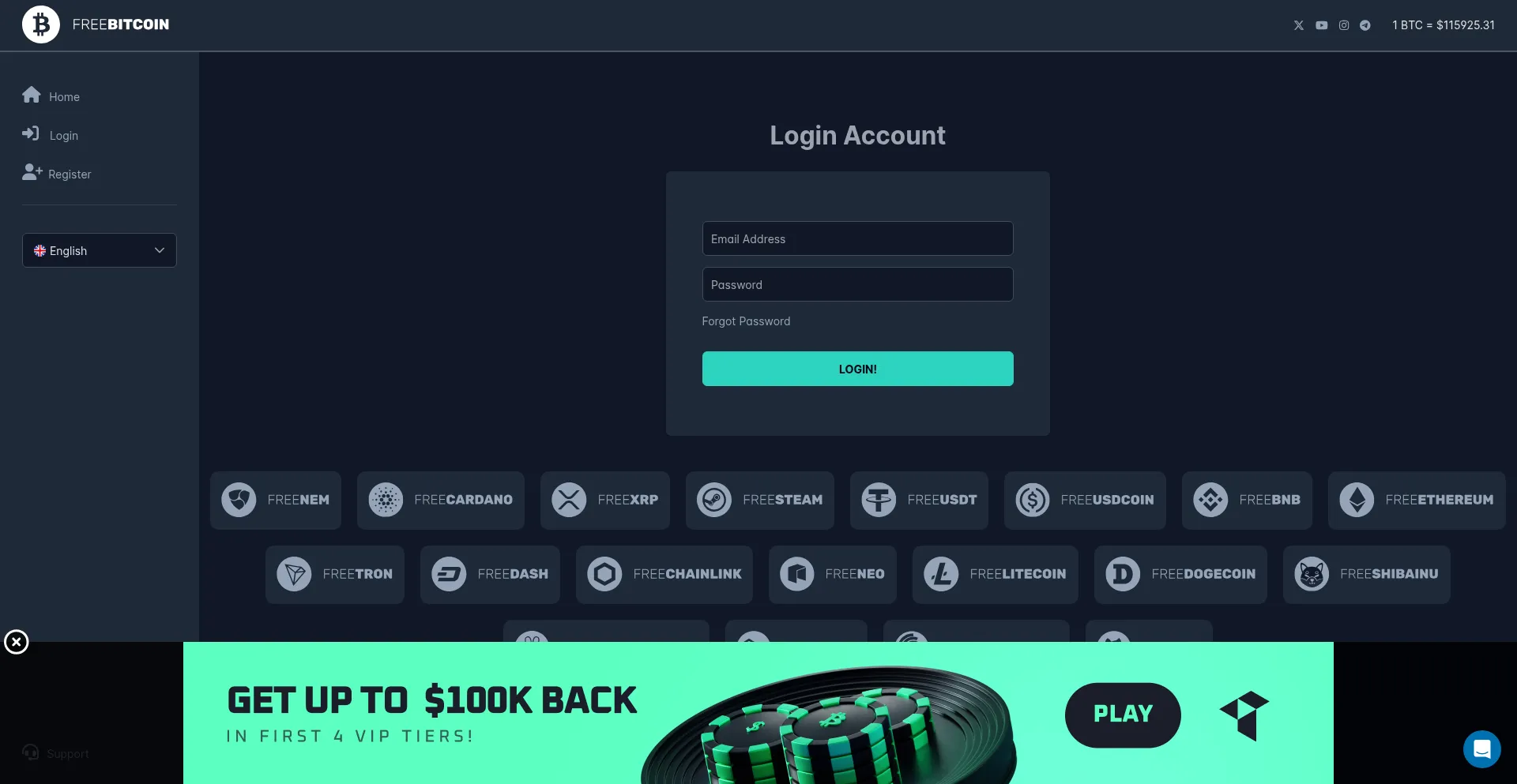 App.freebitcoin.io