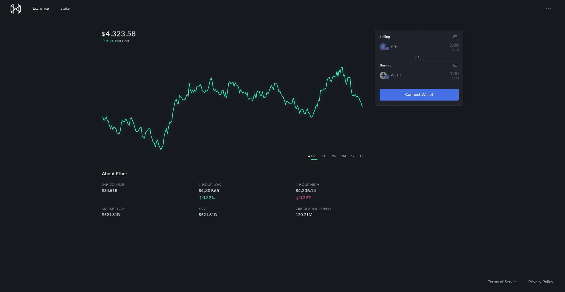 Website screenshot of App.hashflow.com