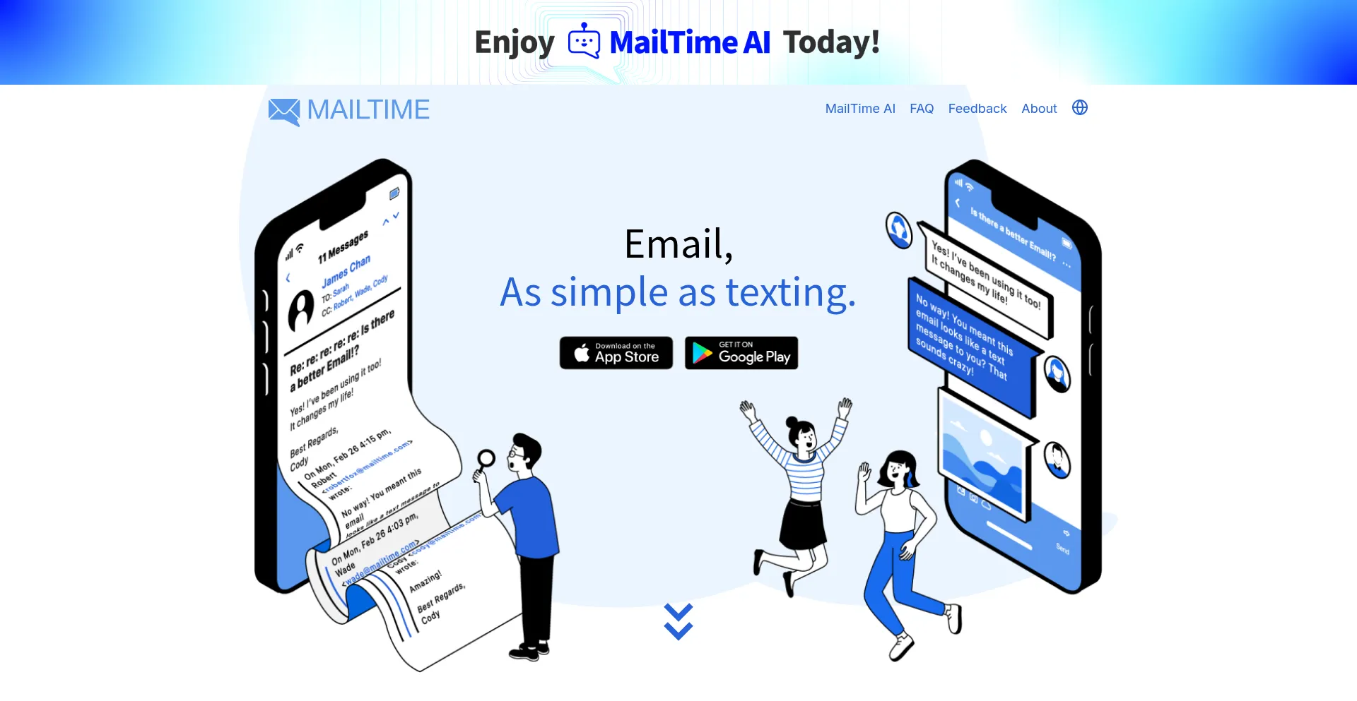 Website screenshot of App.to