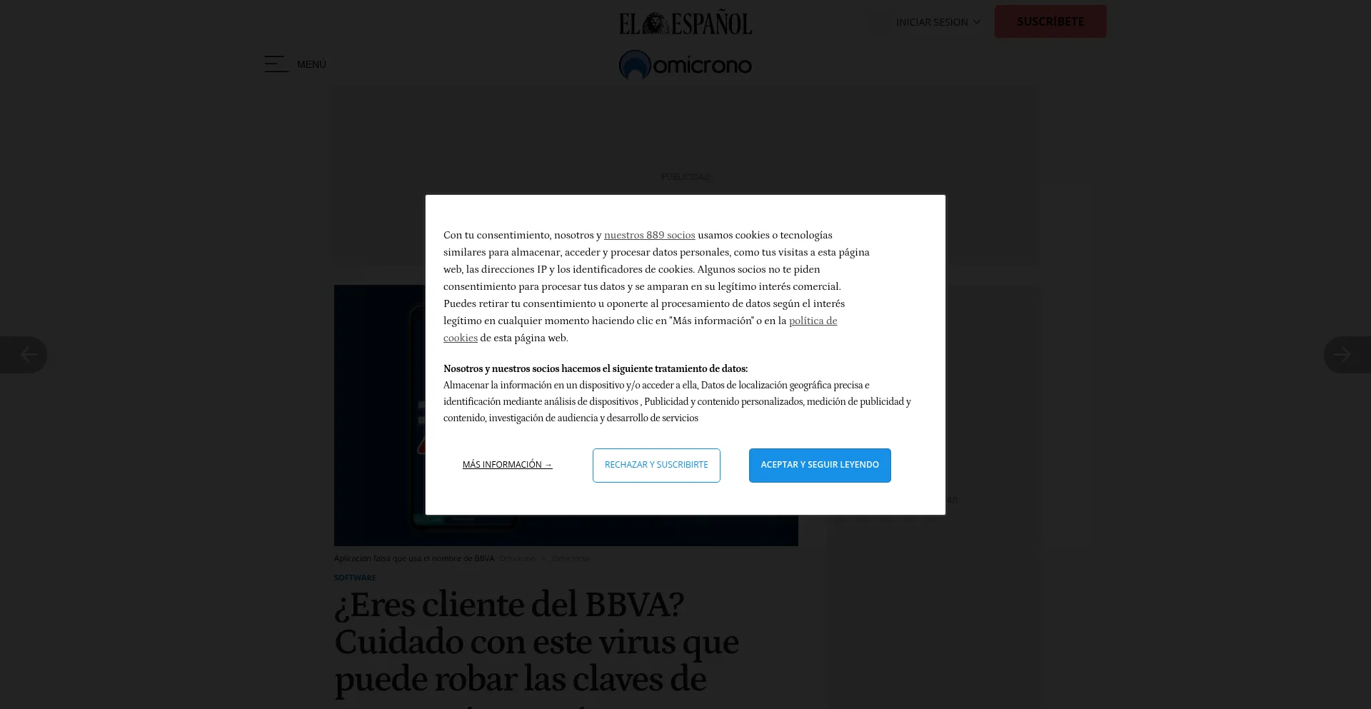 Website screenshot of App-alerta-clientes.com