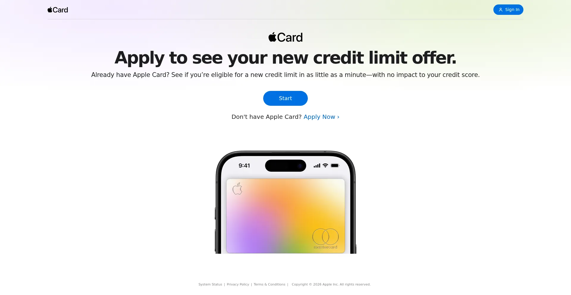 Applecard.limitahead.com