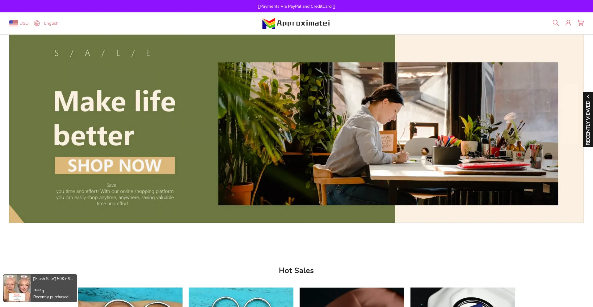Website screenshot of Approximatei.com