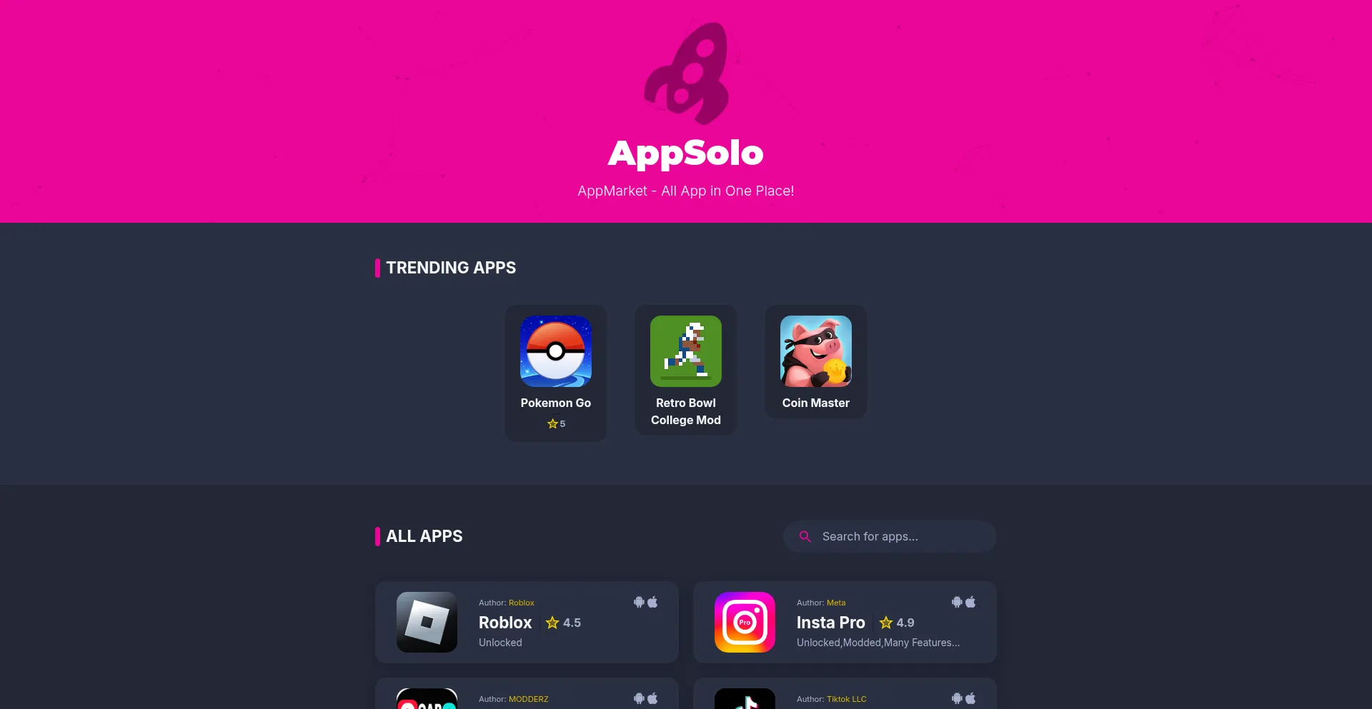 Appsolo.xyz