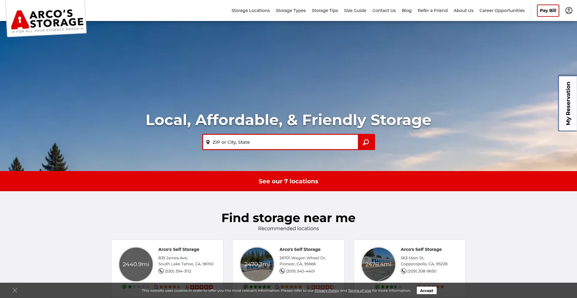 Arcosstorage.com