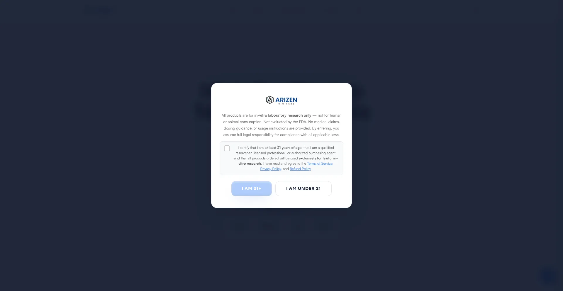 Arizenbiolabs.com