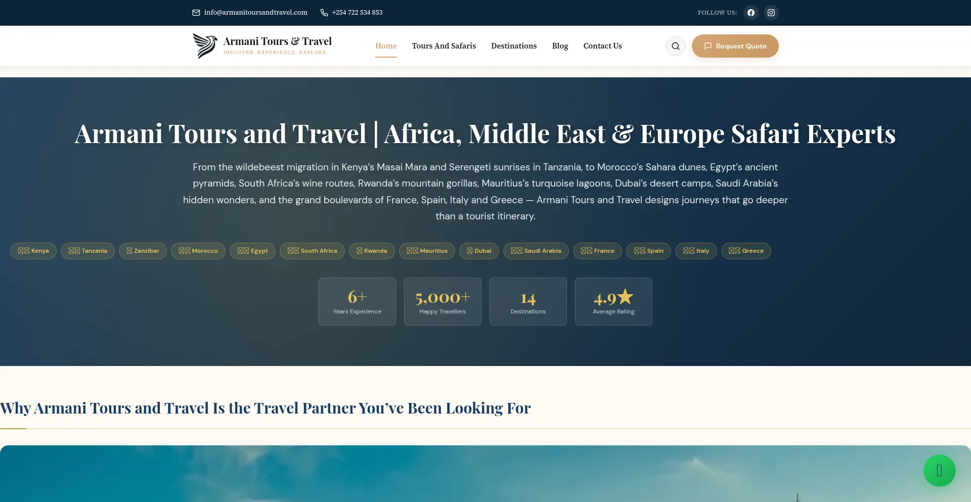 Armanitoursandtravel.com