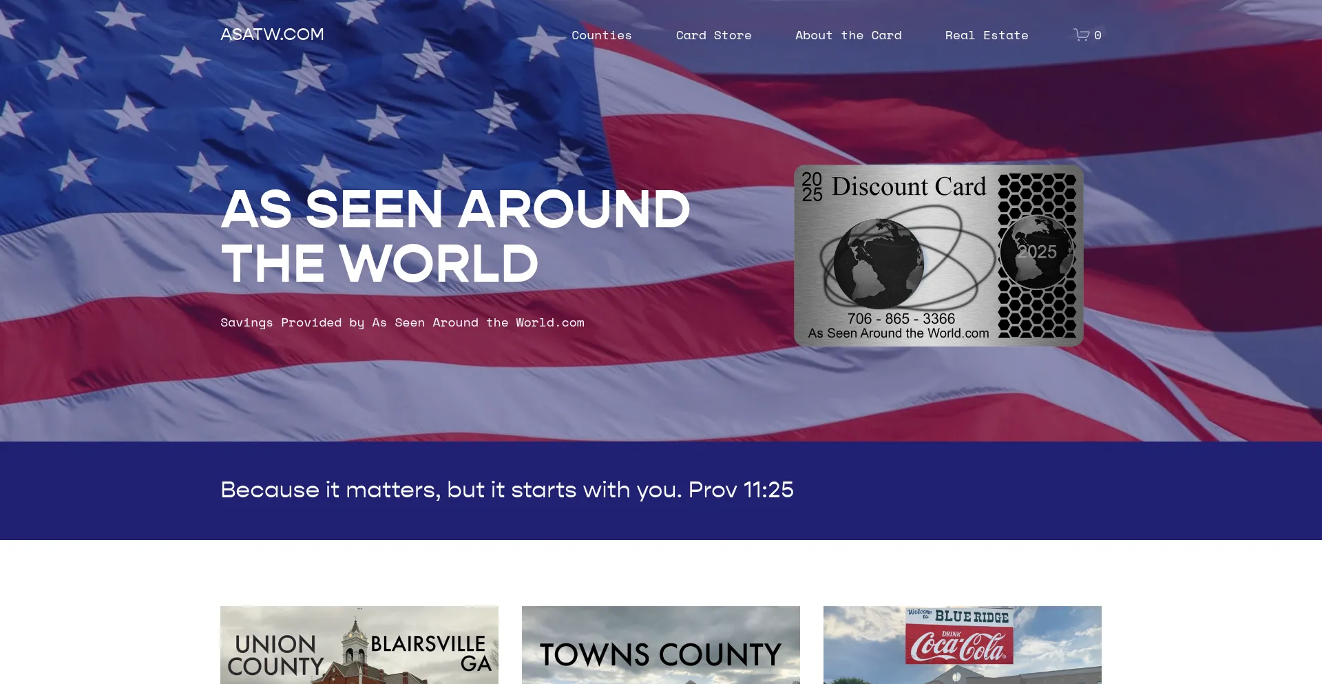 Website screenshot of Asatw.com