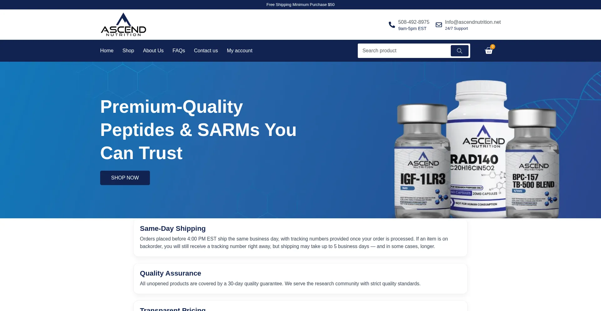 Ascend-nutrition.com