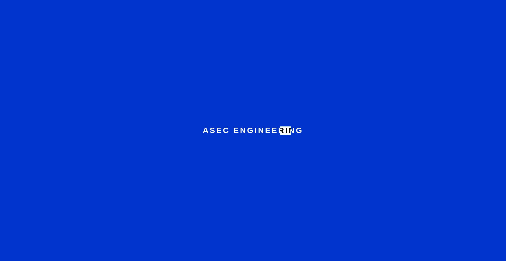 Website screenshot of Asec-engineering.com