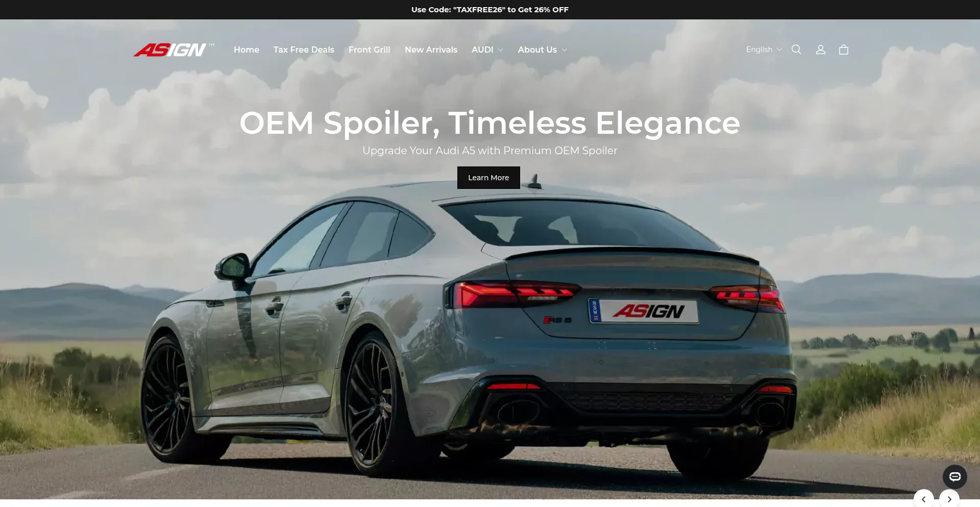 Website screenshot of Asigncar.com