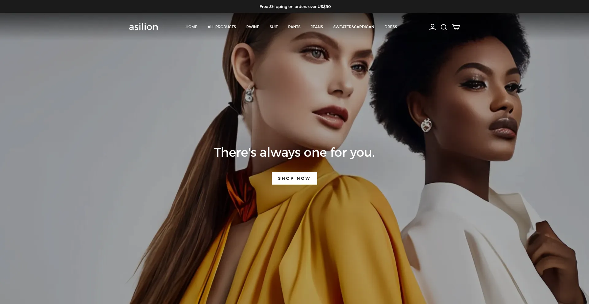 Website screenshot of Asilion.store
