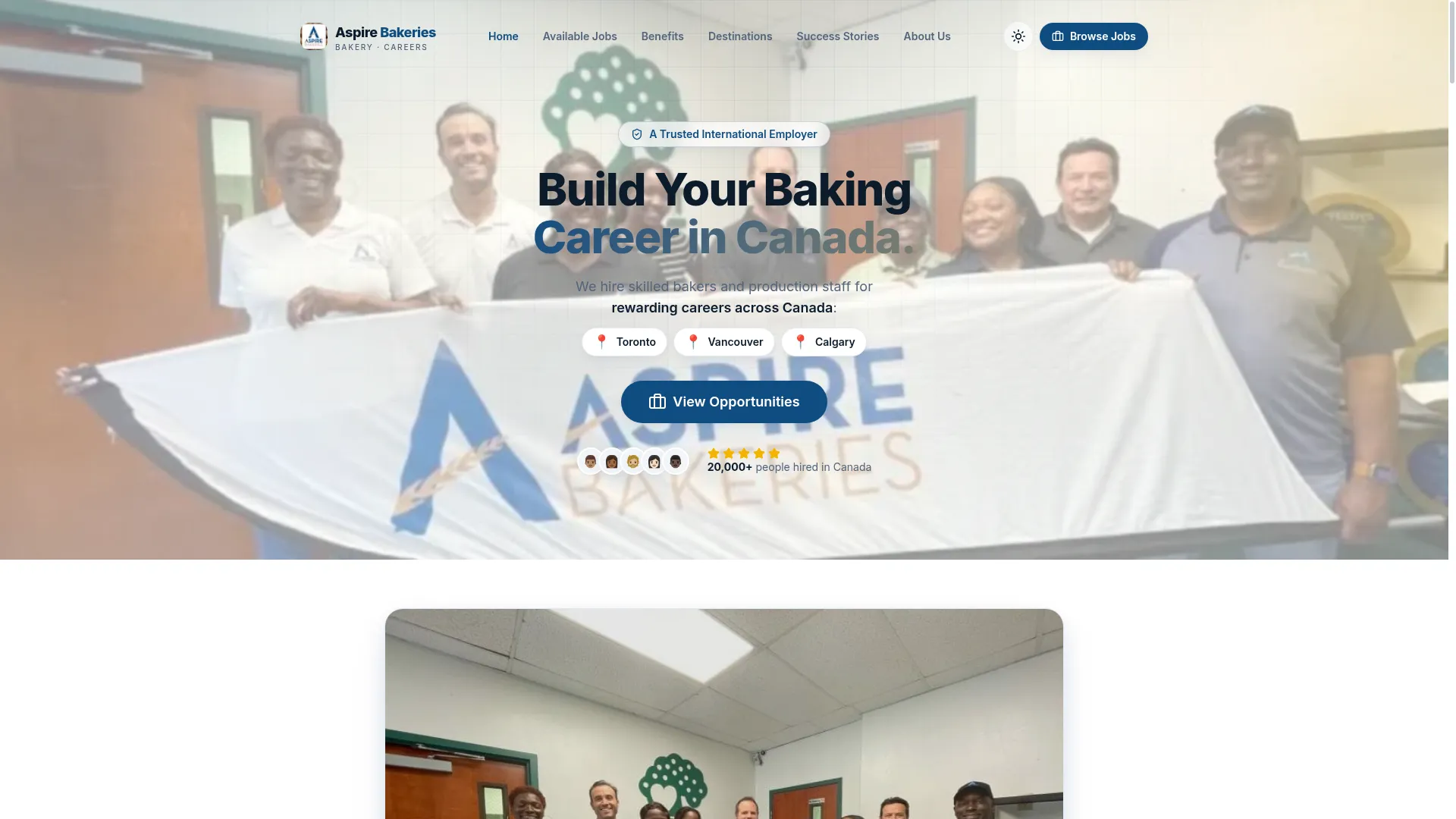 Aspire-bakeries.com
