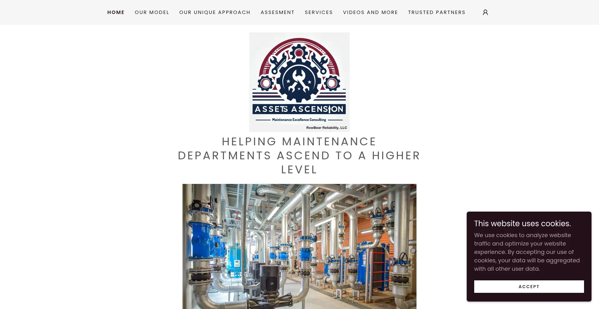 Website screenshot of Assetsascension.com